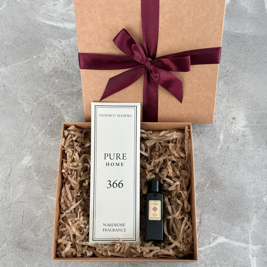 Dovanų rinkinys: Utique Ruby prausimosi gelis + spintos kvapas