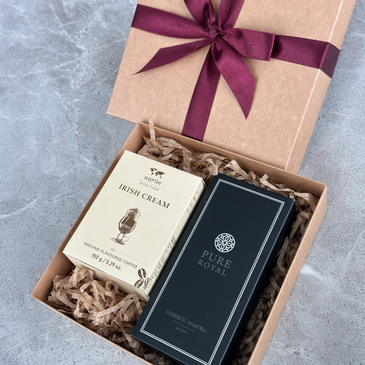 Dovanų rinkinys: Pure Royal kvepalai + kava (Irish Cream)