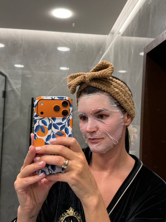 Mary & May Hyaluronic Panthenol Hydra Mask – drėkinančios lakštinės veido kaukės, 30 vnt.