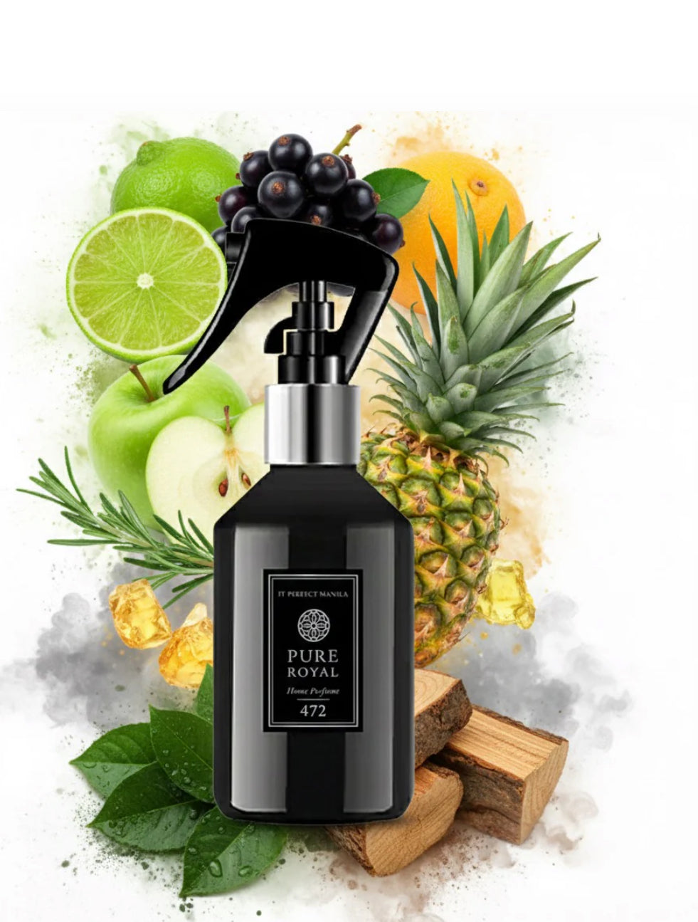 Riboto leidimo Kalėdinis personalizuotas patalpų ir automobilio purškiamas kvapas „Jaukių šv. Kalėdų“