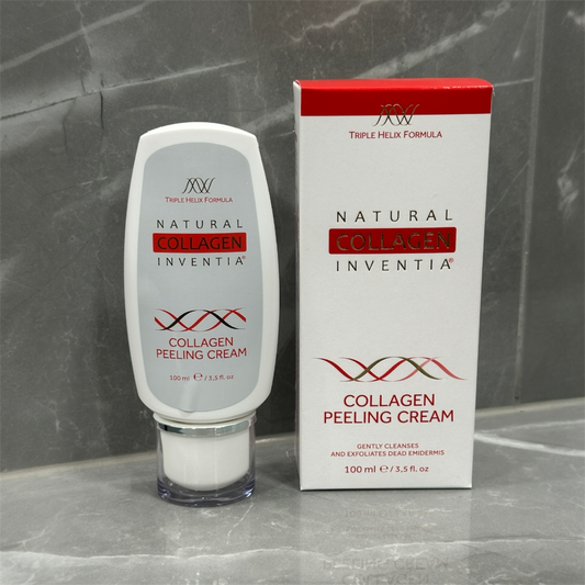 INVENTIA natūralaus kolageno kreminis veido šveitiklis 100 ml