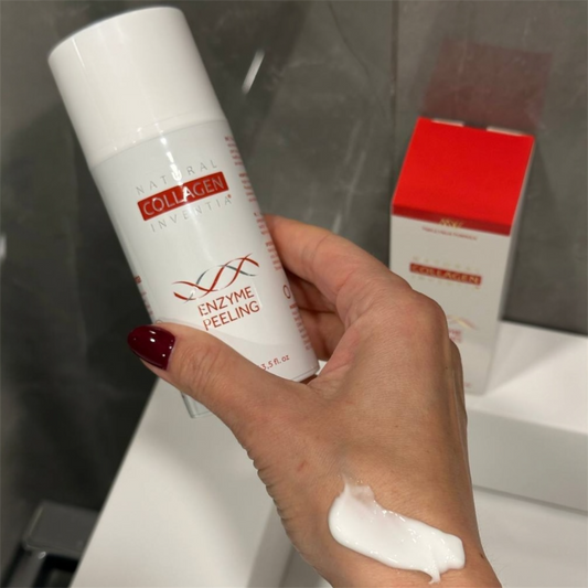 INVENTIA Kolageno enziminis veido šveitiklis - kaukė