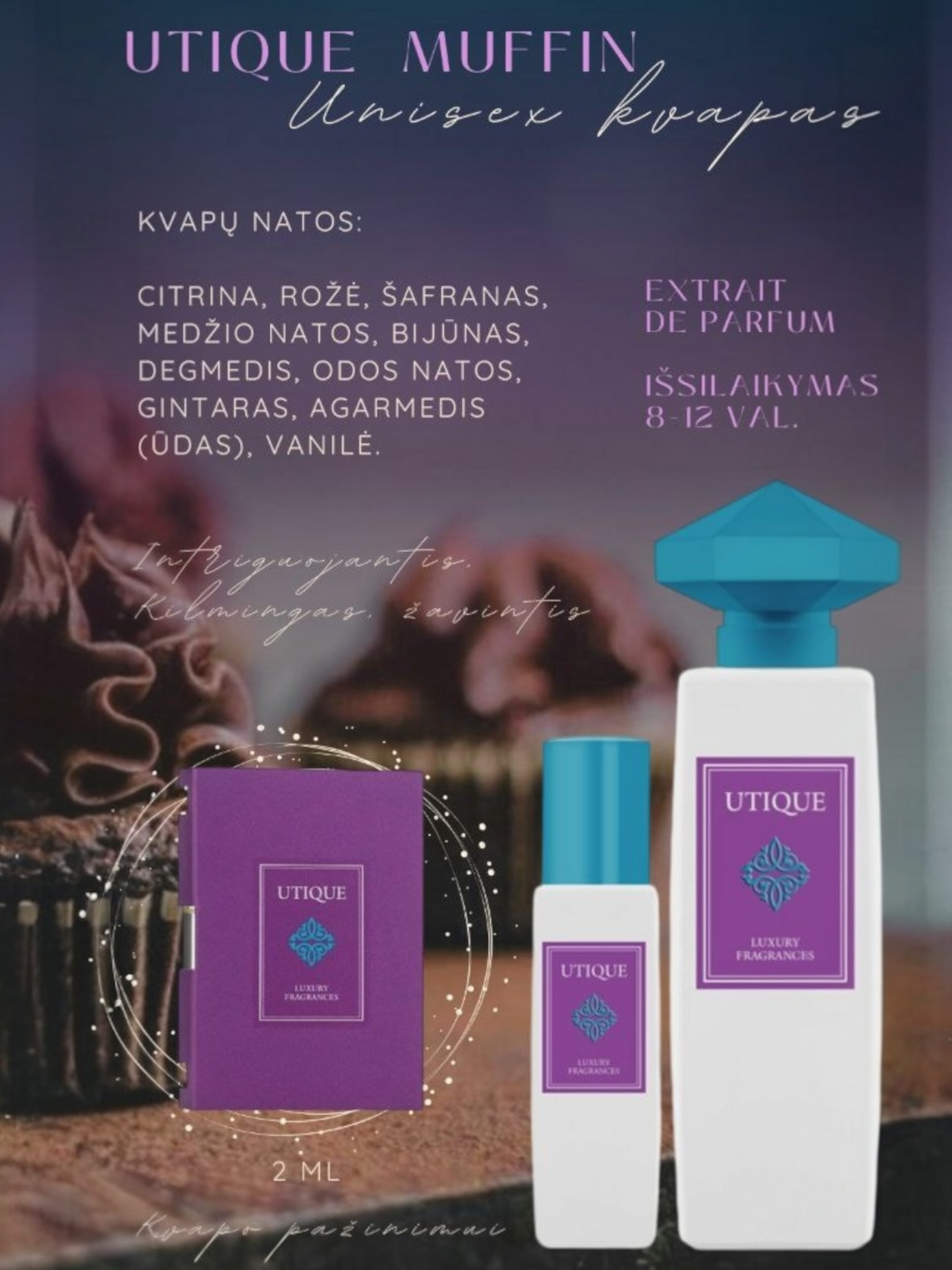 Nišiniai kvepalai UTIQUE Muffin 100 ml