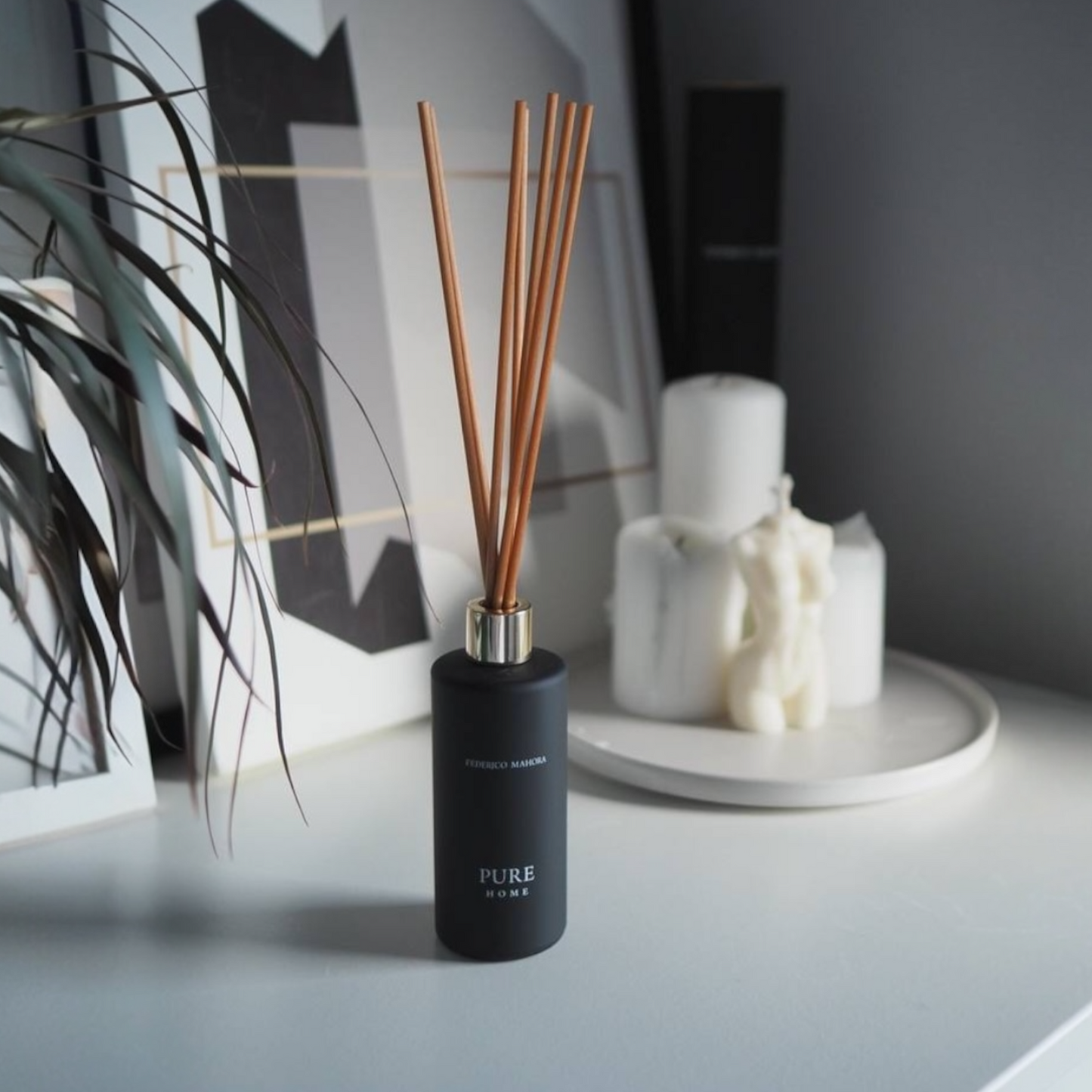 Aliejinis namų kvapas 199 su lazdelėmis HOME RITUAL juodas 100 ml