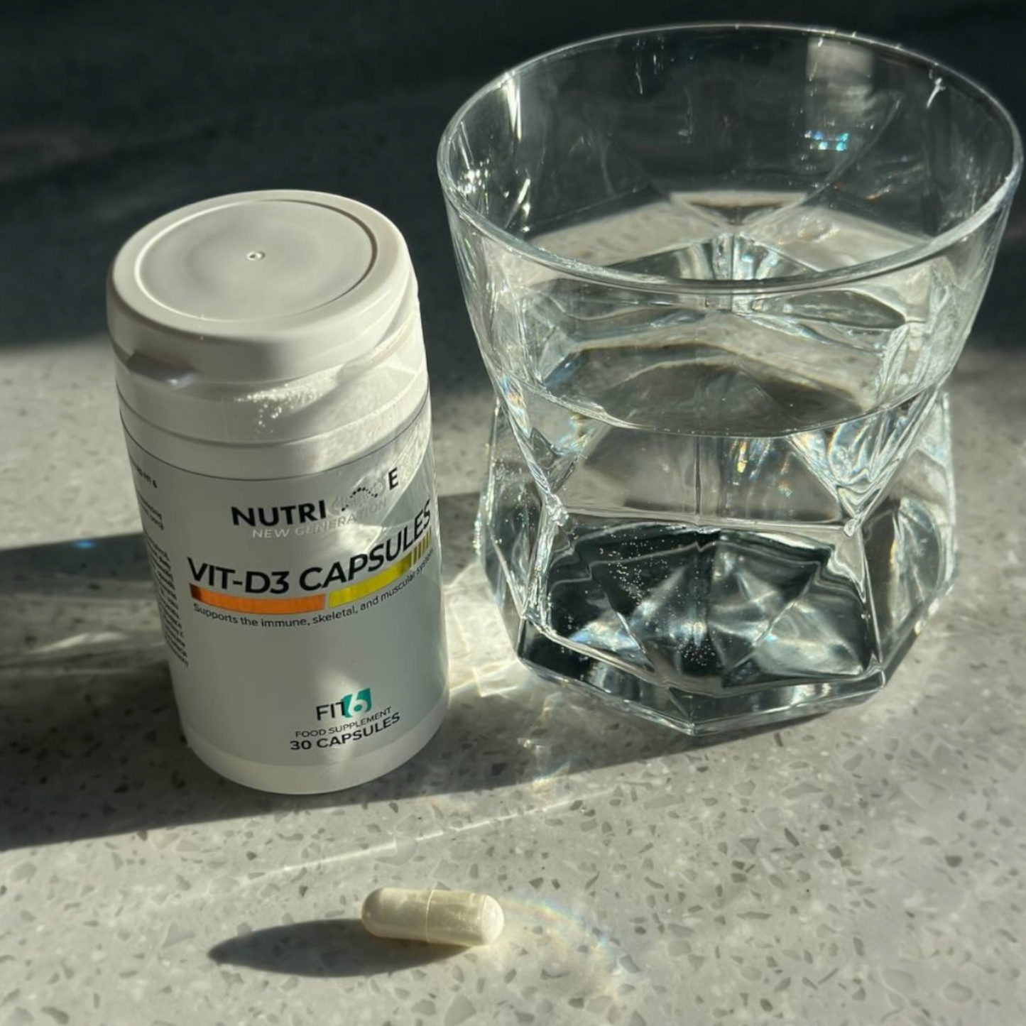 NUTRICODE Vitaminas D3 su K2 kaulams, širdžiai ir imunitetui