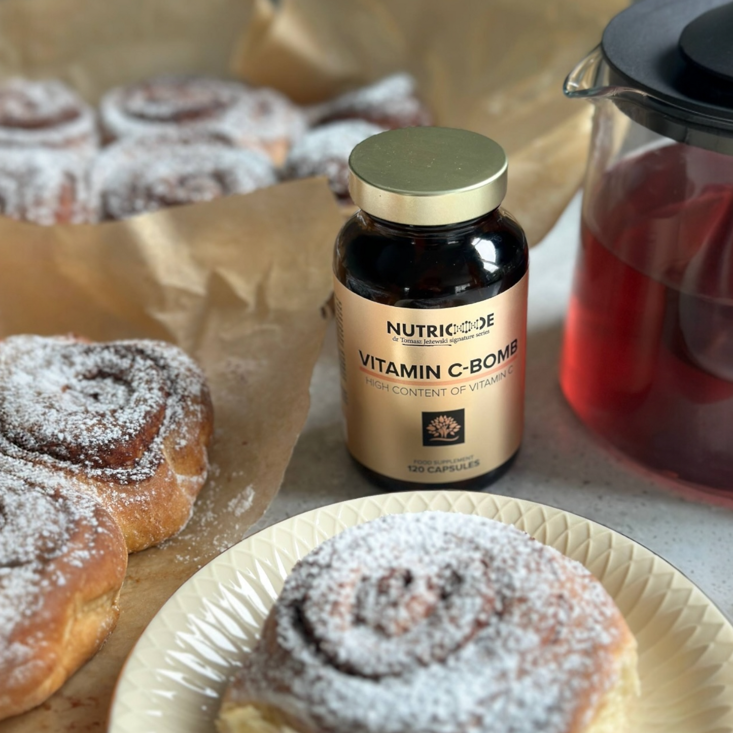 NUTRICODE Vitamino C bomba by Dr. Tomasz Jeżewski – natūralus vitamino C superkompleksas
