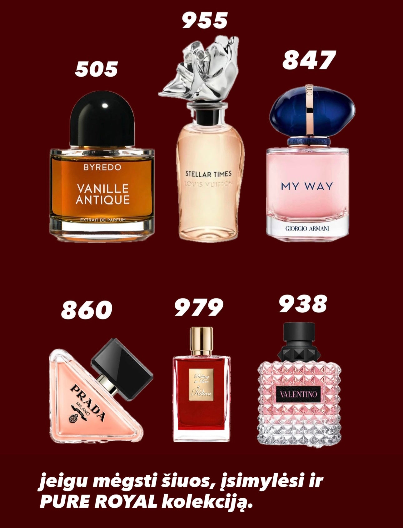 PURE ROYAL kvepalai 505 - unisex 50ml GOLDEN EDITION
