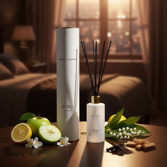 Aliejinis namų kvapas 431 su lazdelėmis HOME RITUAL baltas 100 ml