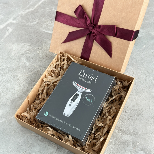 Veidą modeliuojantis LED masažuoklis "Emisi"