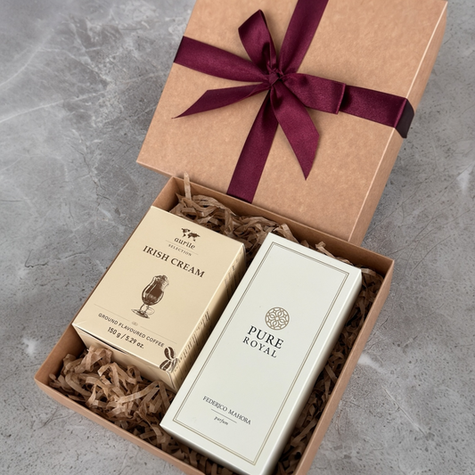 Dovanų rinkinys: Pure Royal kvepalai + kava (Irish Cream)