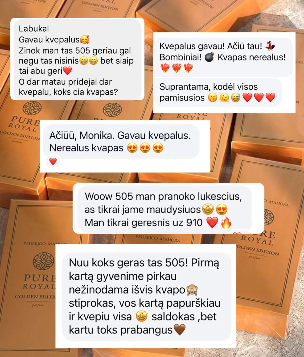 PURE ROYAL kvepalai 505 - unisex 50ml GOLDEN EDITION