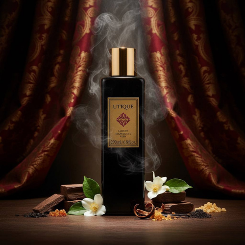 UTIQUE Prabangus prausimosi gelis RUBY nišinių kvepalų kvapo