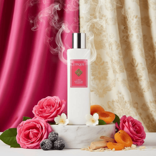 UTIQUE Prabangus prausimosi gelis FLAMINGO nišinių kvepalų kvapo