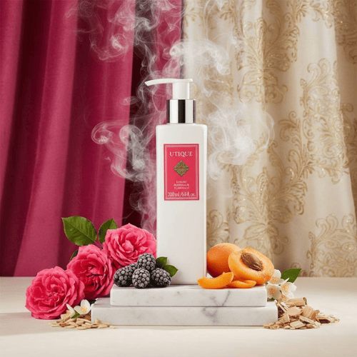 UTIQUE Prabangus kūno balzamas FLAMINGO nišinių kvepalų kvapo