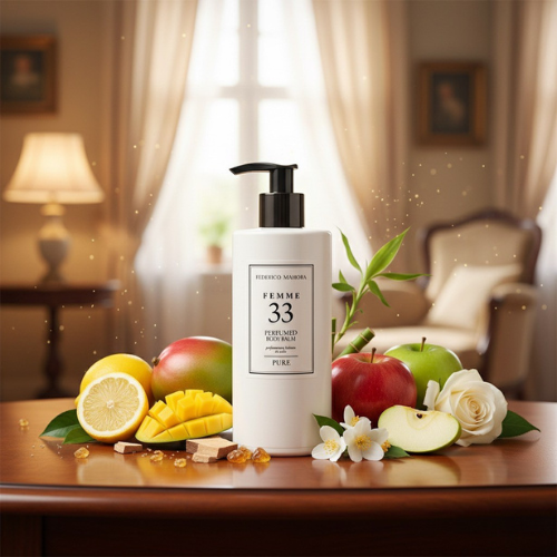 Dovanų rinkinys: 33 kvapo prausimosi gelis + 33 kūno balzamas