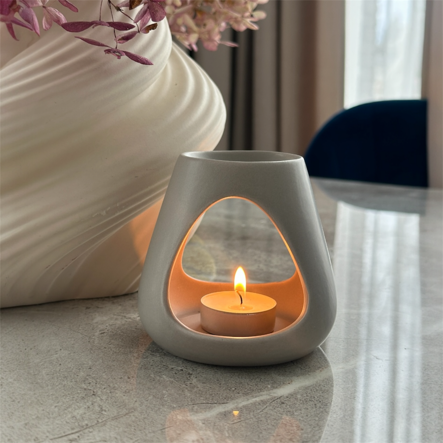 Dovanų rinkinys: Kvapnusis vaškas 900, žvakidė, kava, degtukai