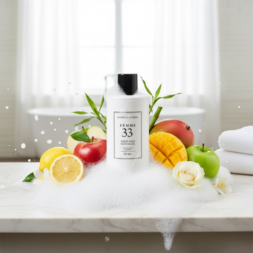 Dovanų rinkinys: 33 kvapo prausimosi gelis + 33 kūno balzamas