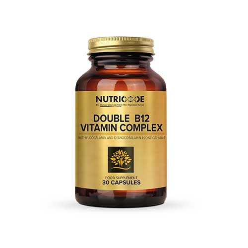 NUTRICODE Double B12 Vitamin Complex by Dr. Tomasz Jeżewski – nervų sistemai, energijai ir koncentracijai