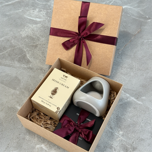 Dovanų rinkinys: Kvapnusis vaškas 472, žvakidė, kava