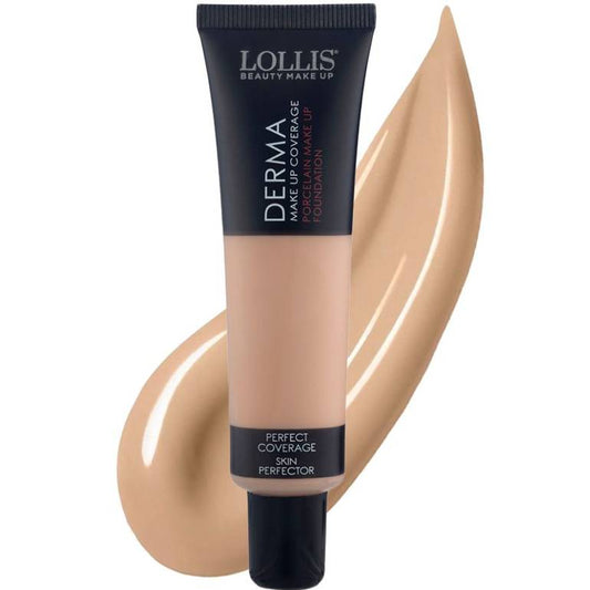LOLLIS DERMA šilkinis maskuojantis makiažo pagrindas 002 atspalvis
