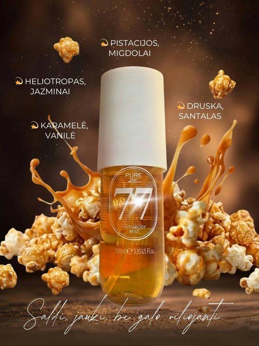 PURE SUN 77 kvapo plaukų ir kūno dulksna