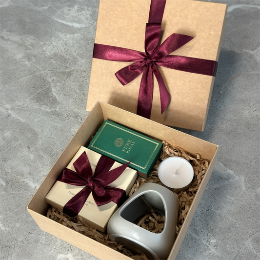 Dovanų rinkinys: Kvapnusis vaškas 860, žvakidė, degtukai