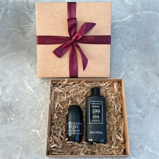 Dovanų rinkinys vyrams: kvapni dušo želė + antiperspirantas