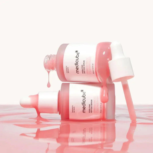 Medicube PDRN Pink Peptide Serum - veido serumas su peptidais