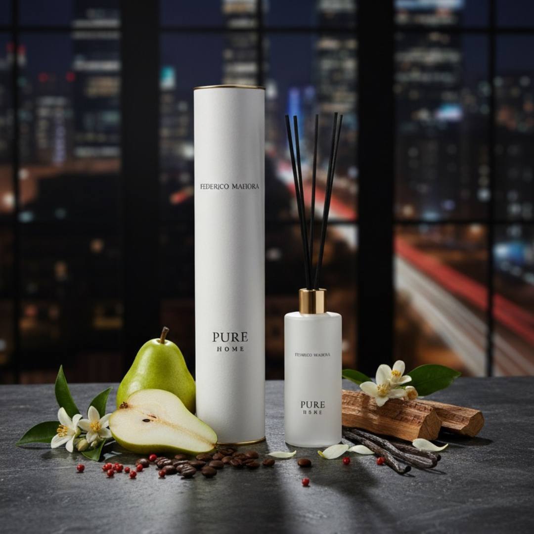 Aliejinis namų kvapas 366 su lazdelėmis HOME RITUAL baltas 100 ml