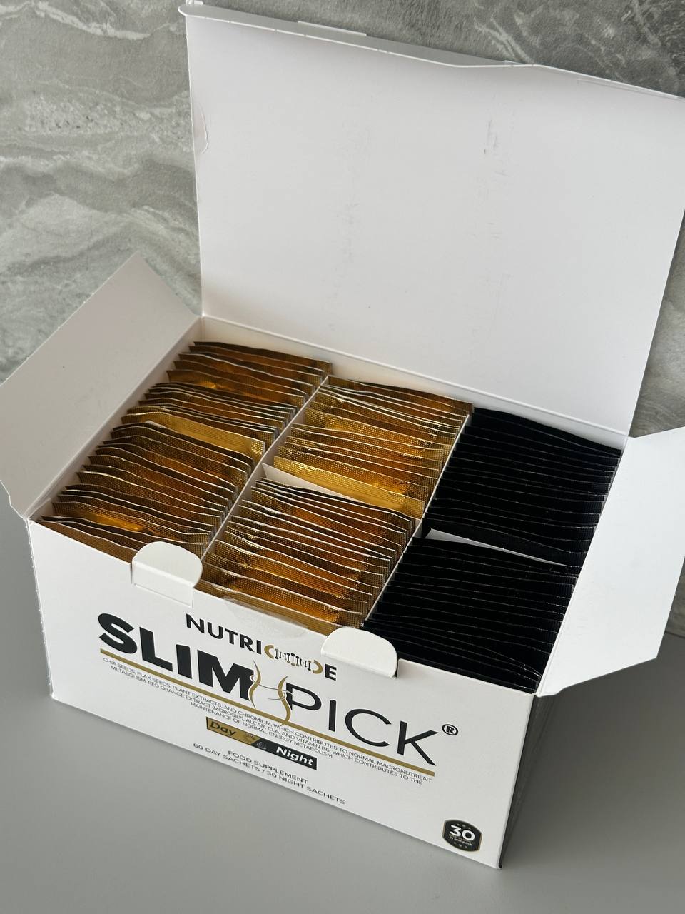 Slimpick 405 g NUTRICODE dienos ir nakties pagalba kūno svorio kontrolei