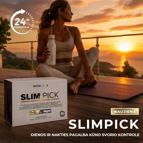 Slimpick 405 g NUTRICODE dienos ir nakties pagalba kūno svorio kontrolei