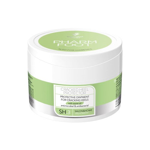 PHARMFOOT pėdų kremas įtrūkusiems kulnams su ozonuotu aliejumi, 200 ml