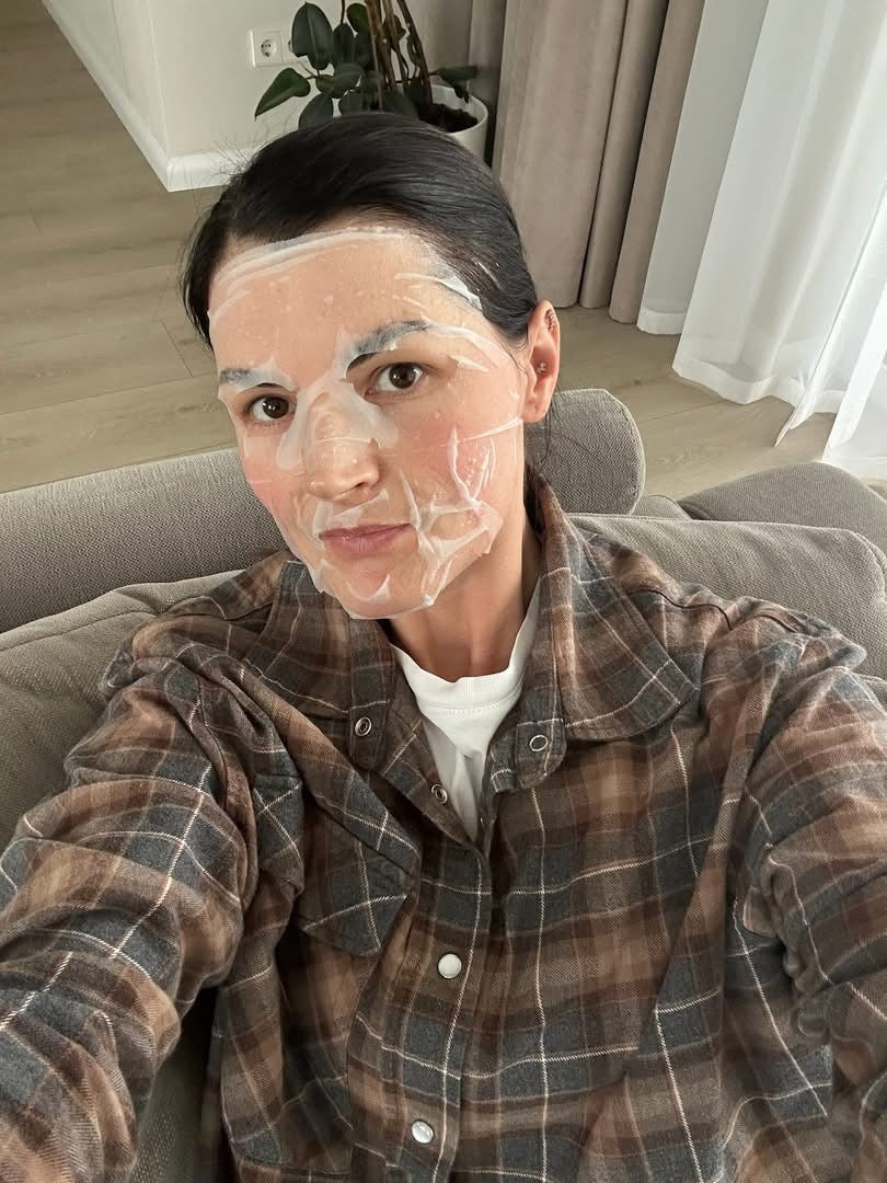 Mary & May – Collagen Peptide Vital drėkinančios ir stangrinančios lakštinės veido kaukės, 30 vnt