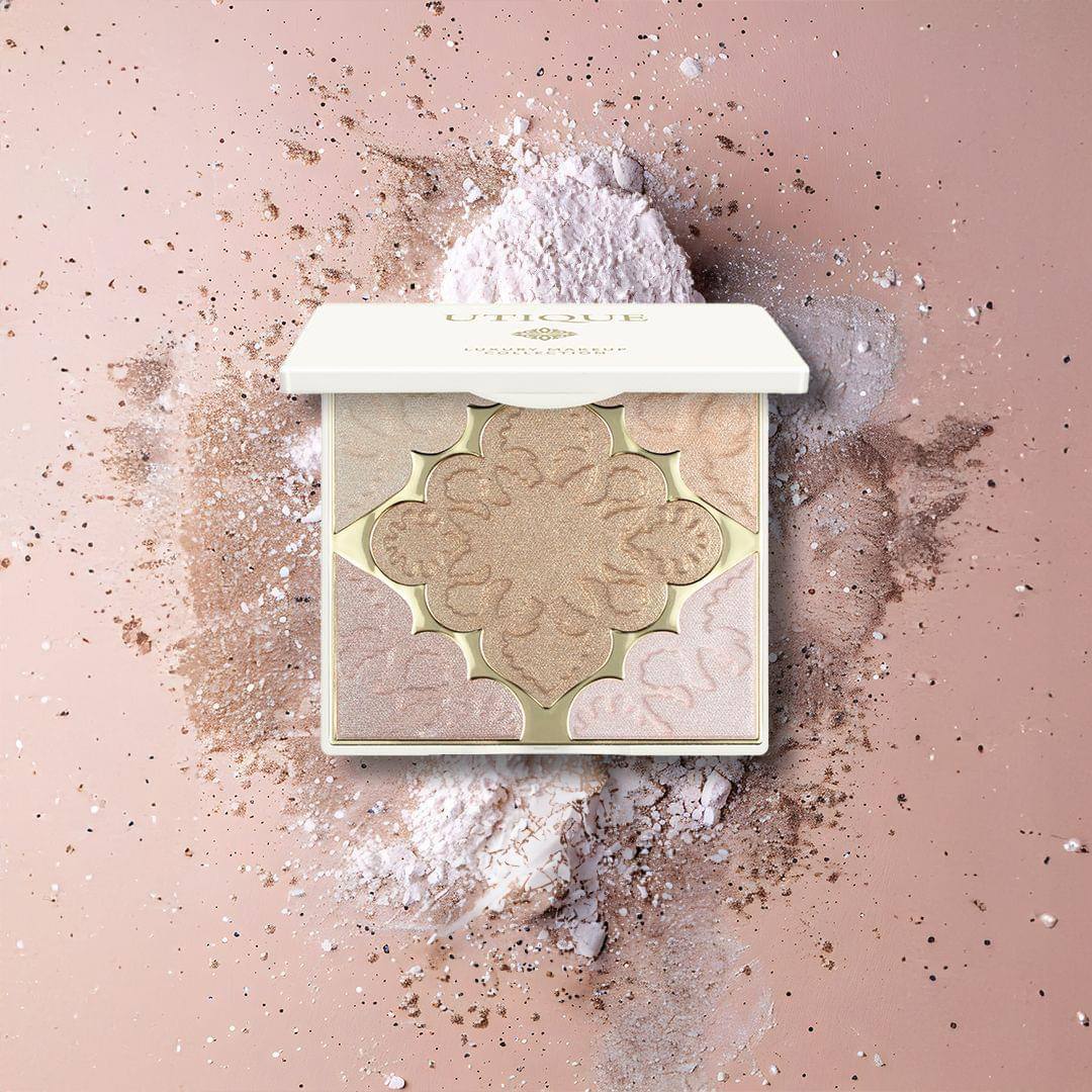 UTIQUE highliter švytėjimo suteikianti pudros paletė GLASS SKIN