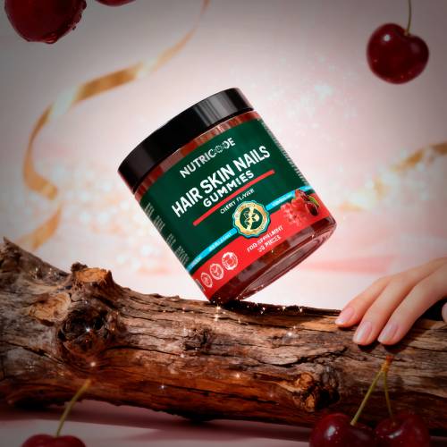NUTRICODE Hair Skin Nails vitaminai guminukai odai, plaukams ir nagams (be pridėtinio cukraus)