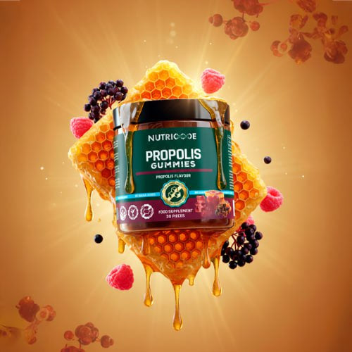 NUTRICODE Propolis Pro vitaminai guminukai – imunitetui ir apsaugai (be pridėtinio cukraus)