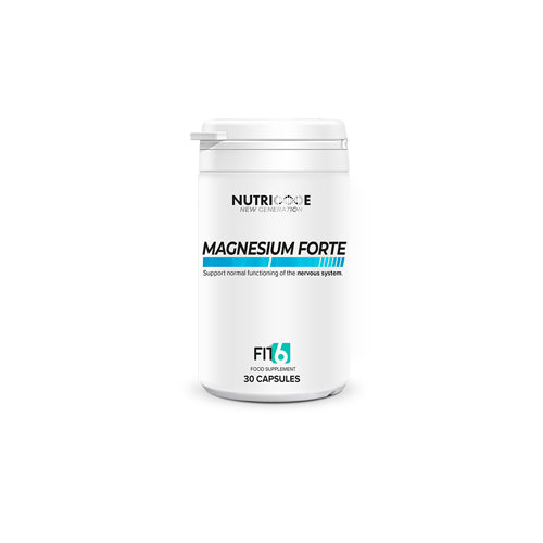 NUTRICODE Magnesium Forte magnis – 4 formų kompleksas miegui, nervams ir raumenims