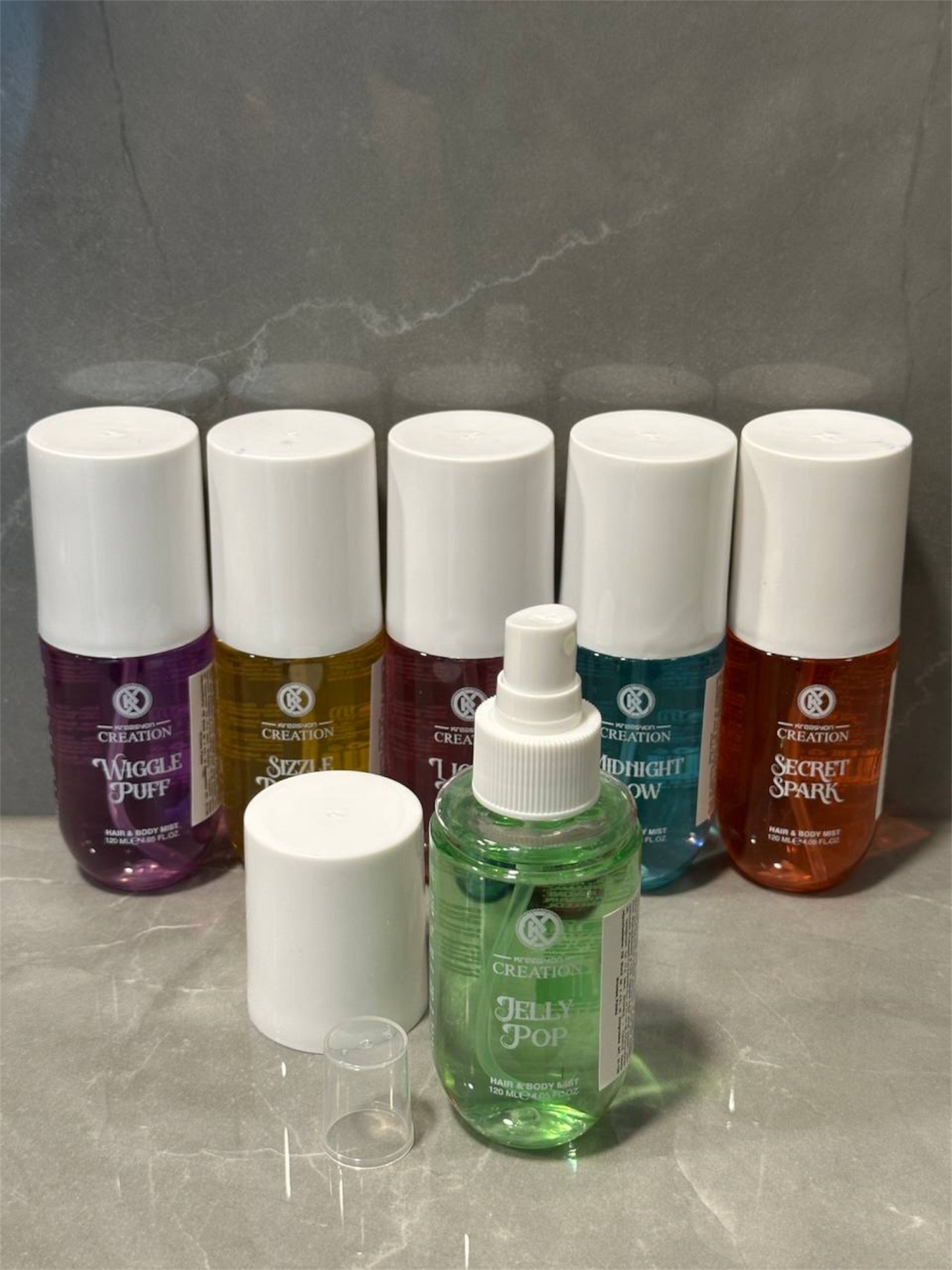 Kūno ir plaukų dulksna JELLY POP  120 ml