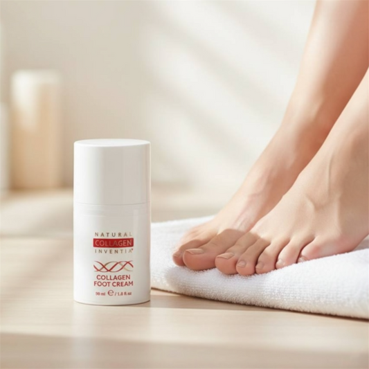 INVENTIA Kolageno pėdų kremas suskilinėjusiems kulnams