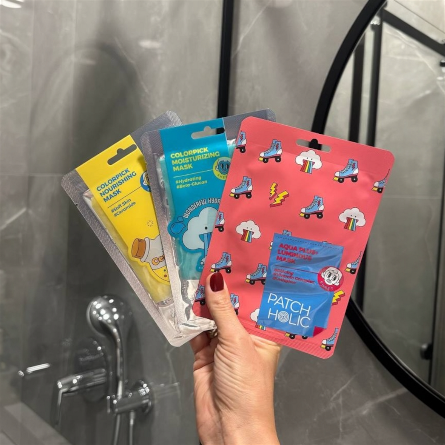 Korėjietiška maitinamoji kaukė PATCH HOLIC COLORPICK