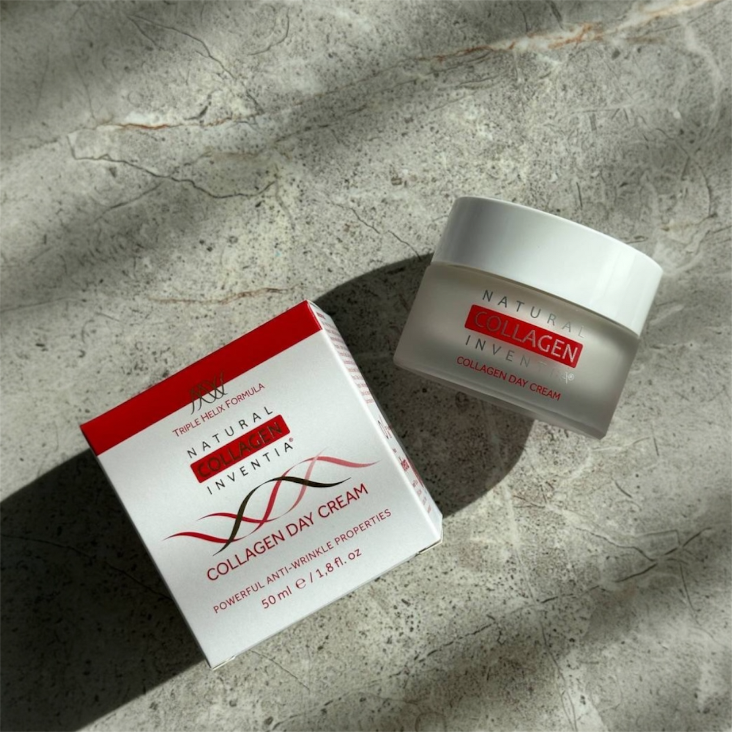 Veido rutinos rinkinys: Inventia kolageno dieninis ir naktinis kremai