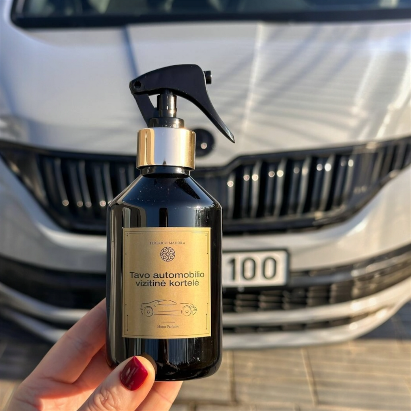 Personalizuoti patalpų ir automobilio kvepalai 199 "Tavo automobilio vizitinė kortelė"