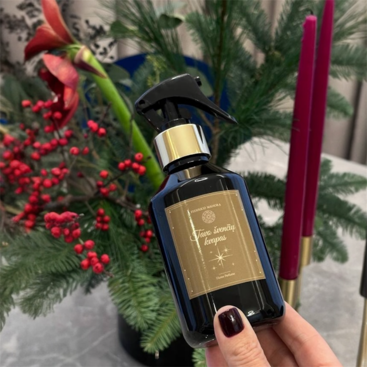 Personalizuoti patalpų ir automobilio kvepalai 199 "Tavo švenčių kvapas"