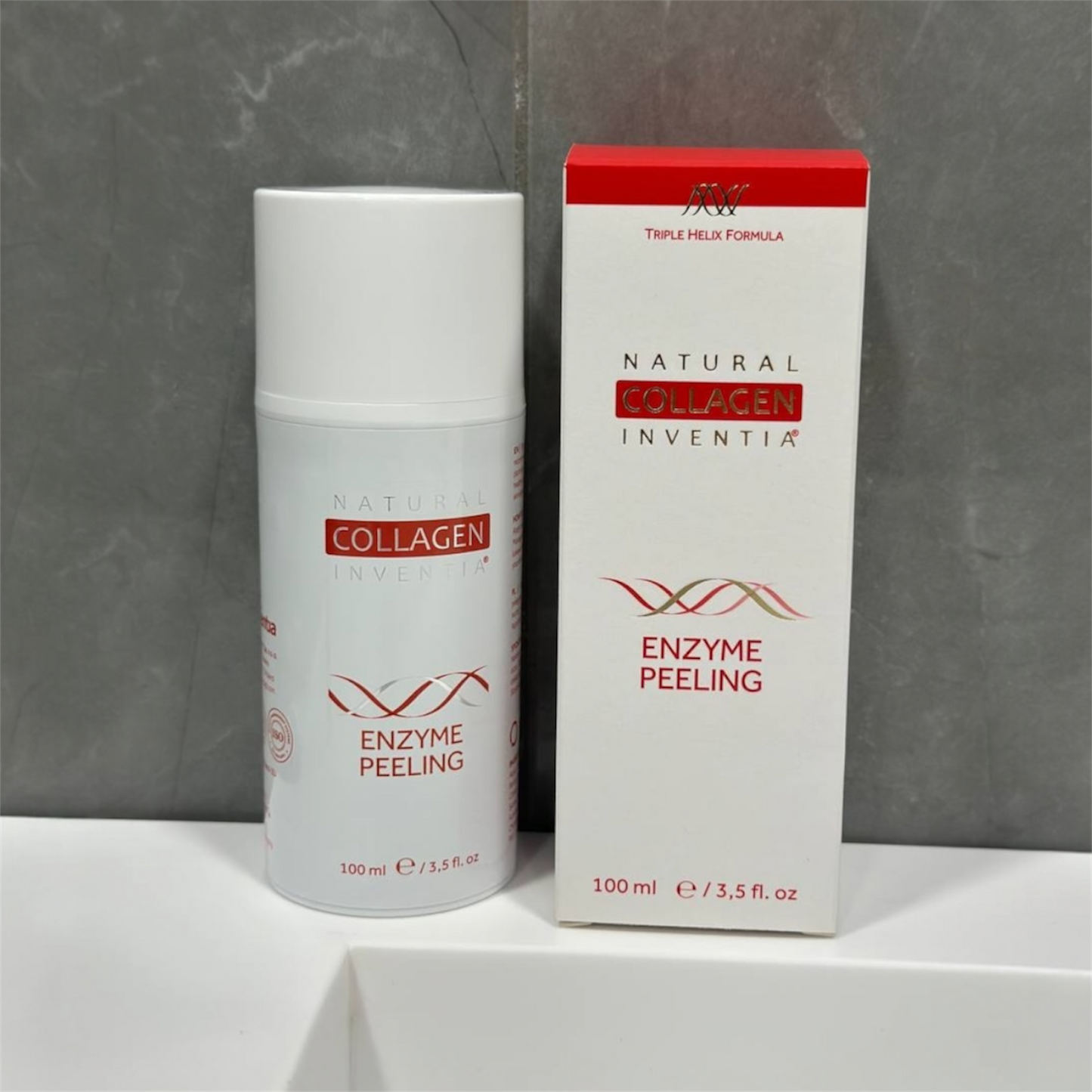 INVENTIA Kolageno enziminis veido šveitiklis - kaukė