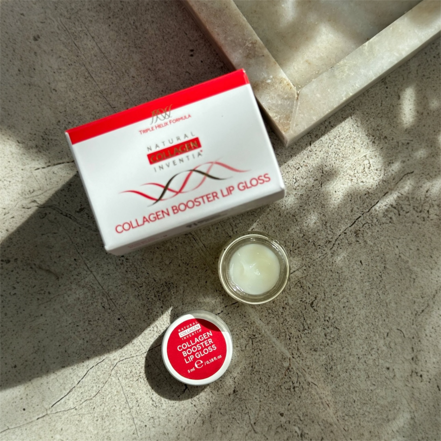 INVENTIA® Kolageno lūpų blizgis BOOSTER