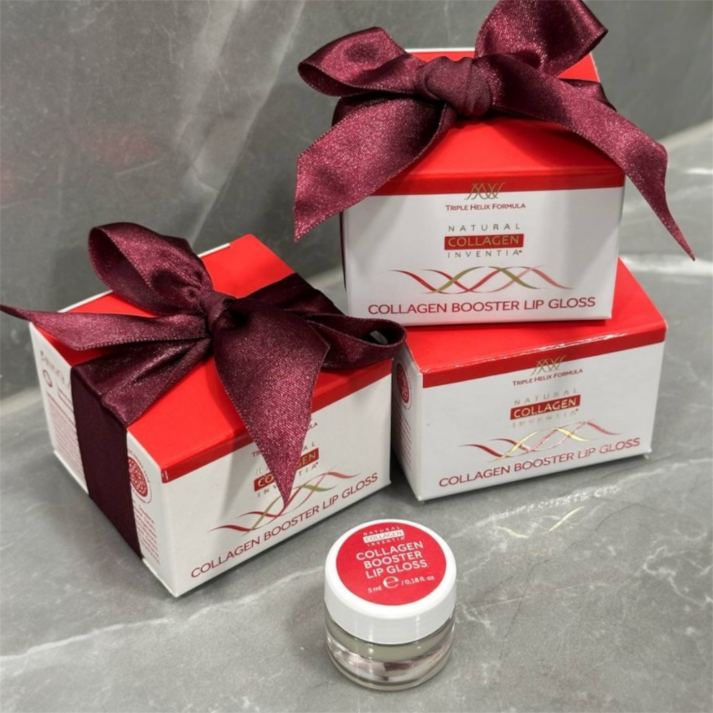 INVENTIA® Kolageno lūpų blizgis BOOSTER