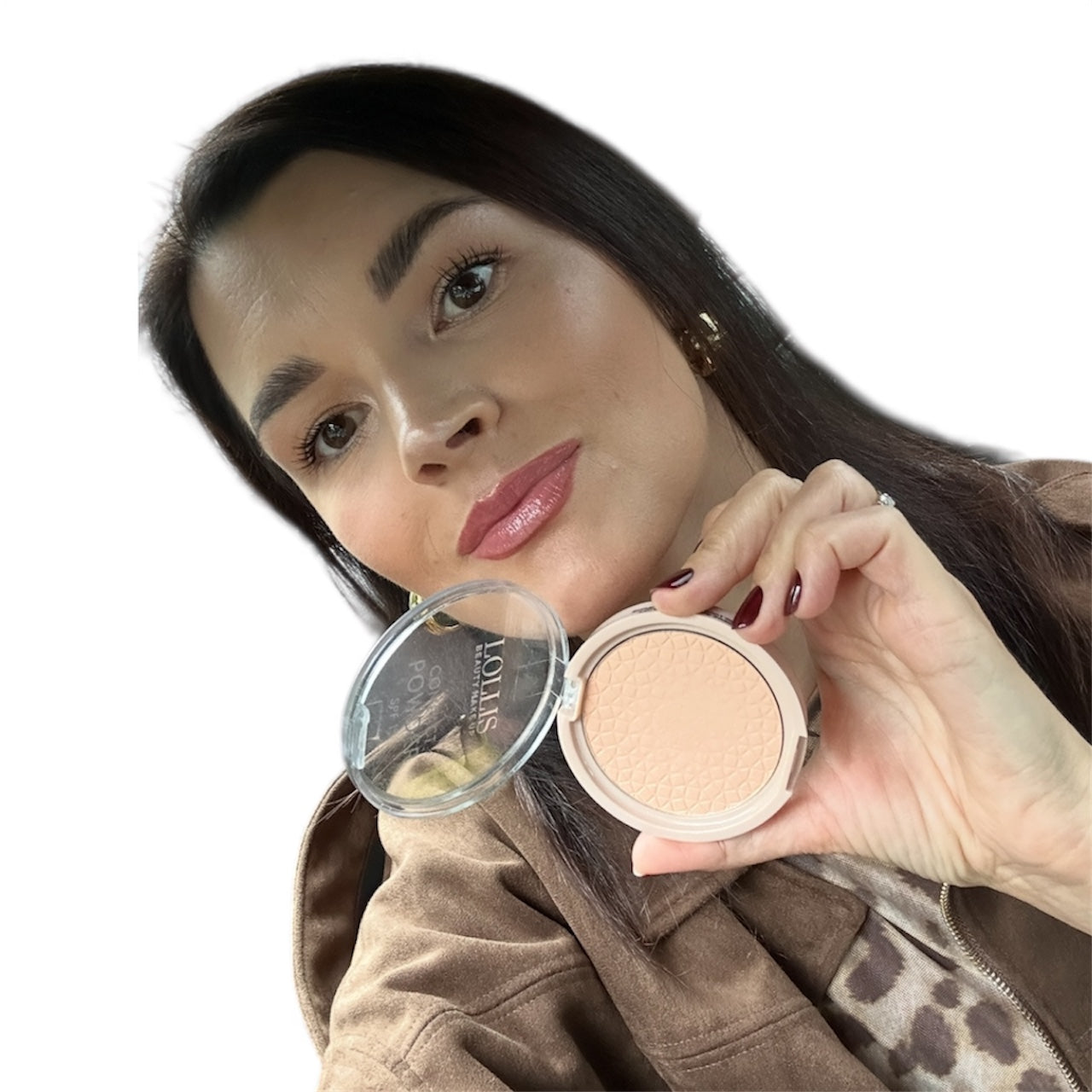 LOLLIS Kompaktinė pudra 01 su SPF15 apsauga