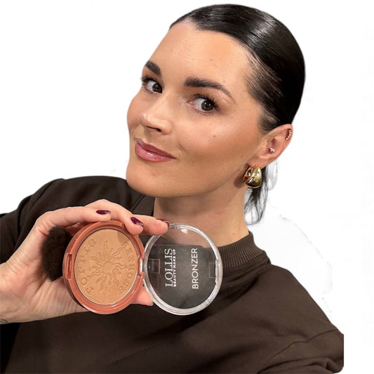 LOLLIS Švytėjimo suteikianti bronzinė pudra kontūravimui 01