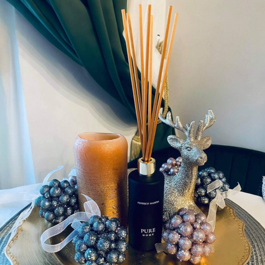 Aliejinis namų kvapas 199 su lazdelėmis HOME RITUAL juodas 100 ml