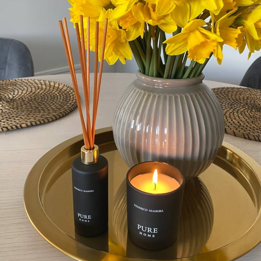 Aliejinis namų kvapas 457 su lazdelėmis HOME RITUAL juodas 100 ml